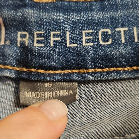 Natural Reflections Vintage Reunion Jeans / Sz 16 - Picture 5 of 6